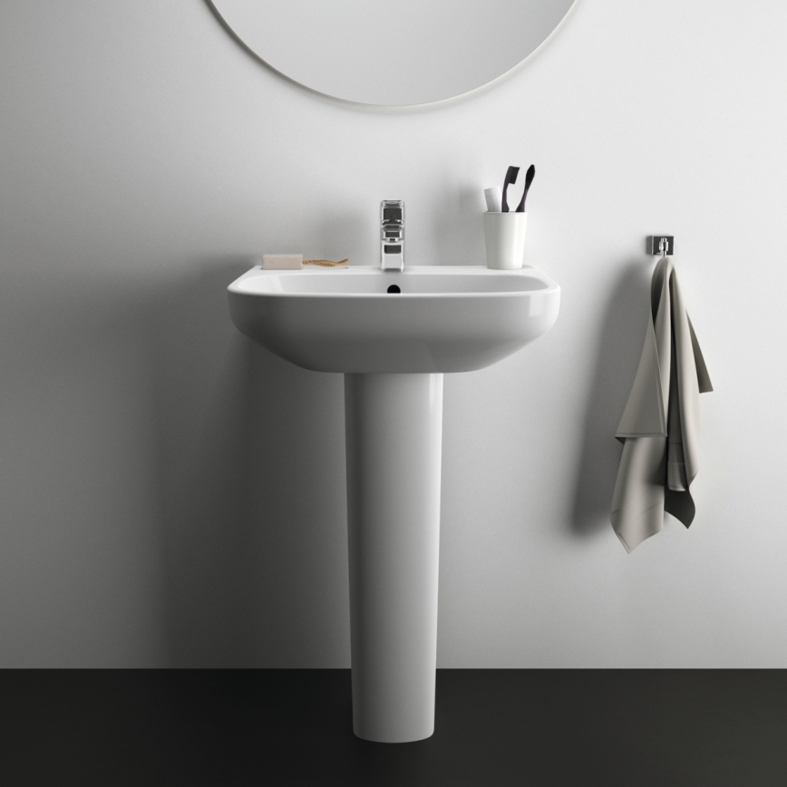 Ideal Standard T470501 - Wall-hung washbasin I.LIFE A 60x48 cm ceramic/white