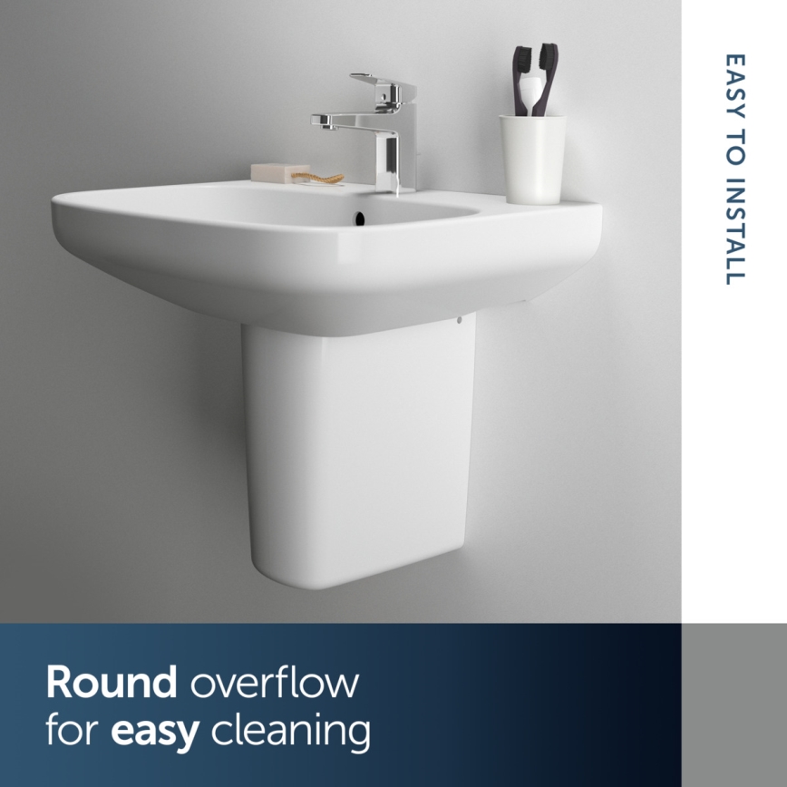 Ideal Standard T470501 - Wall-hung washbasin I.LIFE A 60x48 cm ceramic/white