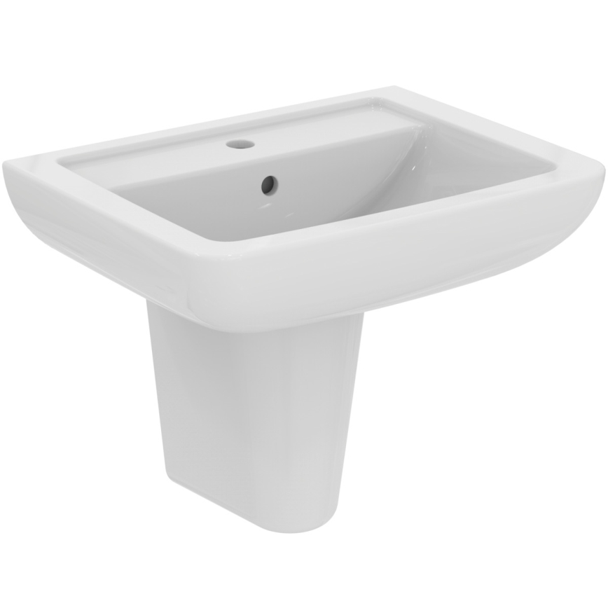 Ideal Standard V302701 - EUROVIT Wall-hung Washbasin 60x46 cm Ceramic/White
