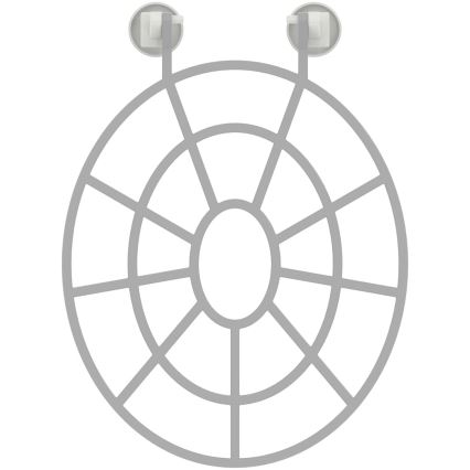 Ideal Standard VV612000 - Grey plastic grate for utility sink, 34 x 40.2 cm