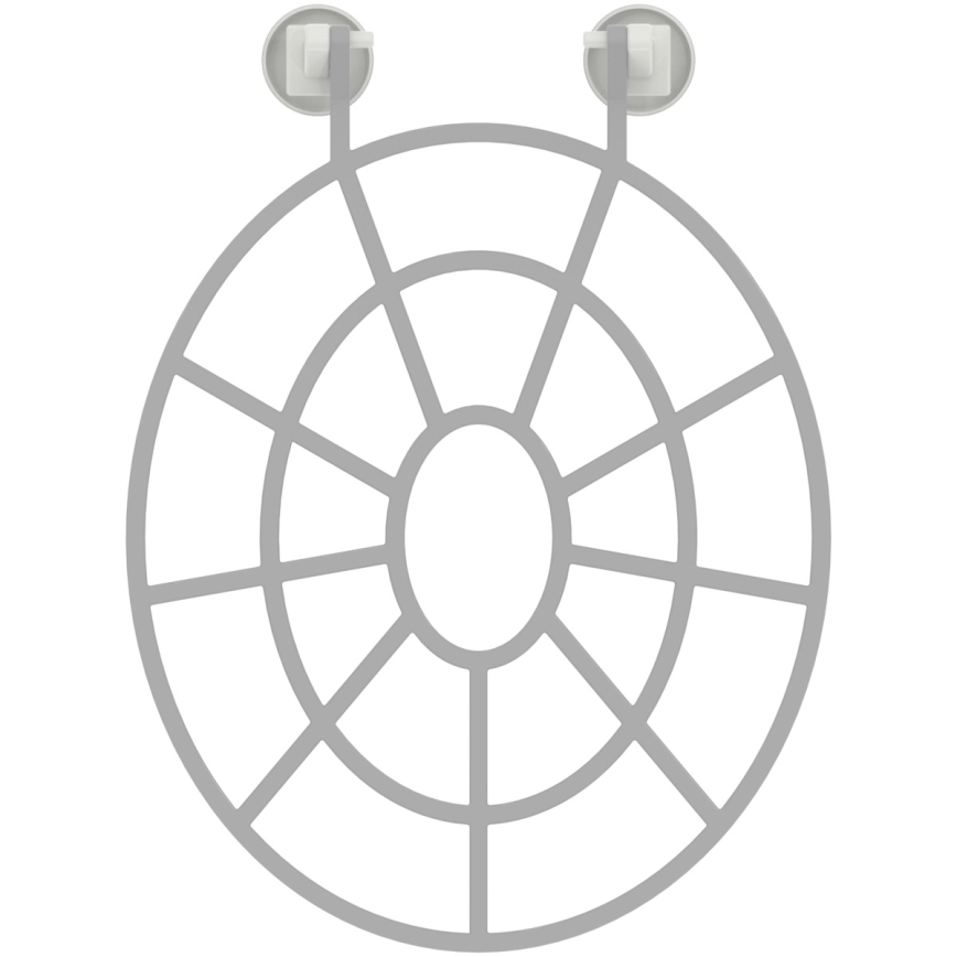 Ideal Standard VV612000 - Grey plastic grate for utility sink, 34 x 40.2 cm