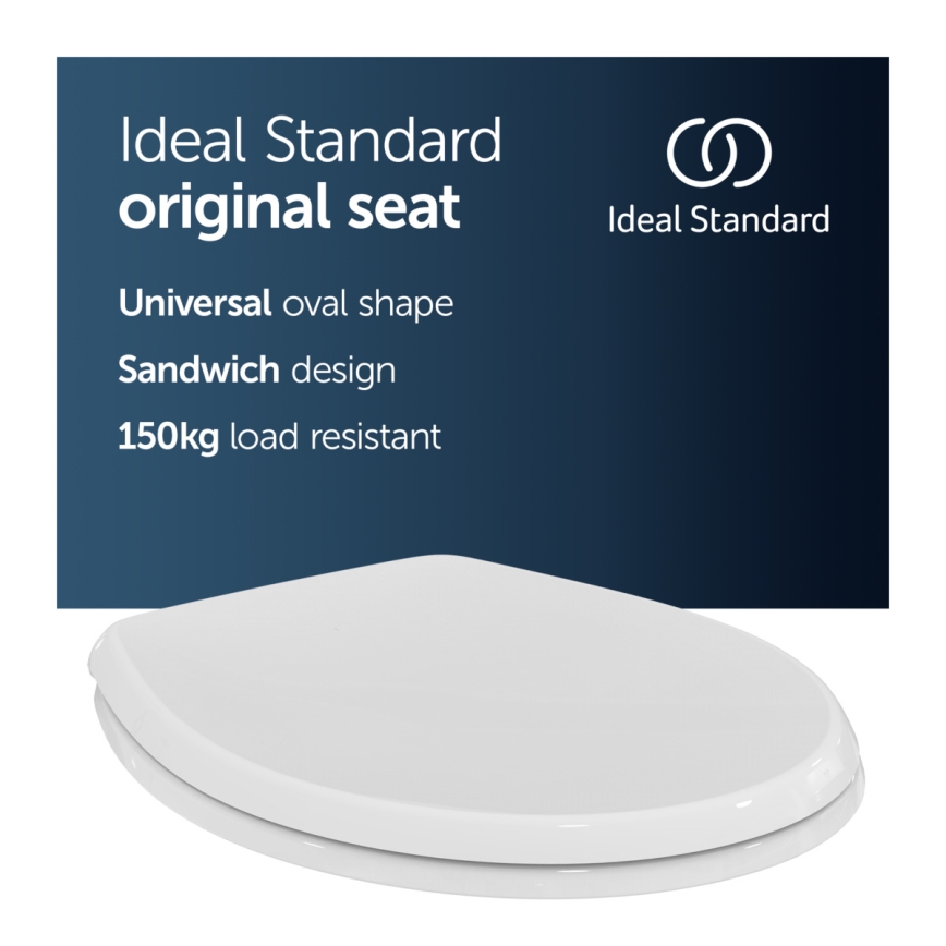 Ideal Standard W302601 - White Toilet Seat