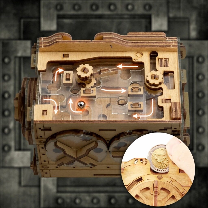 iDventure - Wooden puzzle A-maze-ing safe