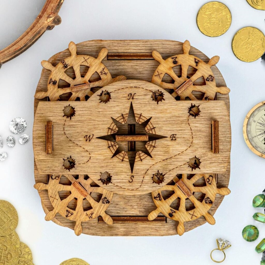 iDventure - Wooden puzzle Davy Jones' box