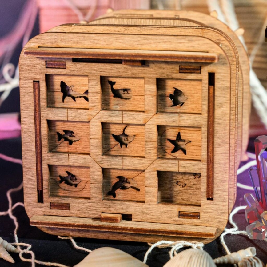 iDventure - Wooden puzzle Davy Jones' box