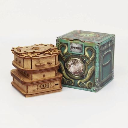 iDventure - Wooden puzzle Davy Jones' box