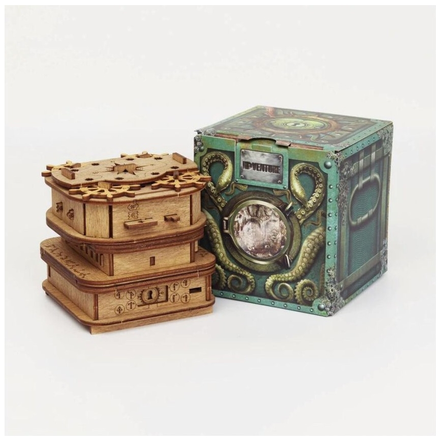 iDventure - Wooden puzzle Davy Jones' box