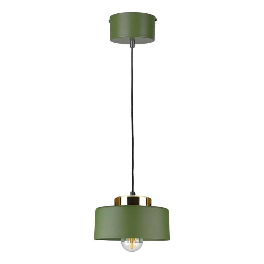 IGNIA cable-hung pendant light 1xE27/60W/230V green