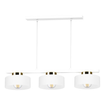 IGNIA cable pendant light 3x E27/60W/230V white/gold
