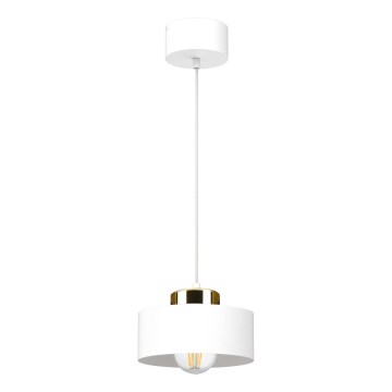 IGNIA Cable-Suspended Pendant Light 1x E27/60W/230V White/Gold