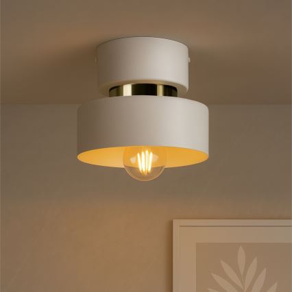 IGNIA Ceiling Light 1x E27/60W/230V White/Gold