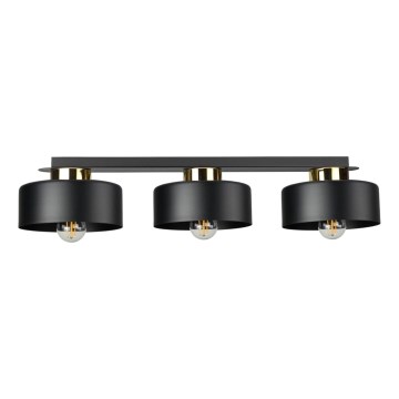 IGNIA ceiling light 3×E27/60W/230V – black