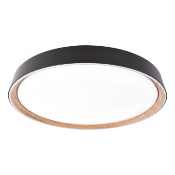 ILVI Dimmable LED Ceiling Fixture LED/30W/230V 2700-6500K Ø 40 cm Black/Beige + Remote Control