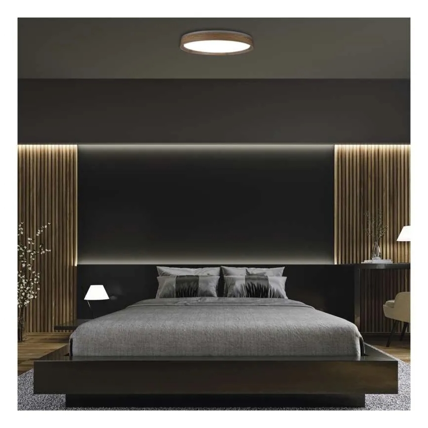 ILVI Dimmable LED Ceiling Light 45W/230V 2700-6500K Ø50 cm Beige + Remote Control