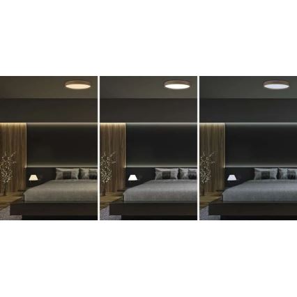 ILVI Dimmable LED Ceiling Light 45W/230V 2700-6500K Ø50 cm Beige + Remote Control