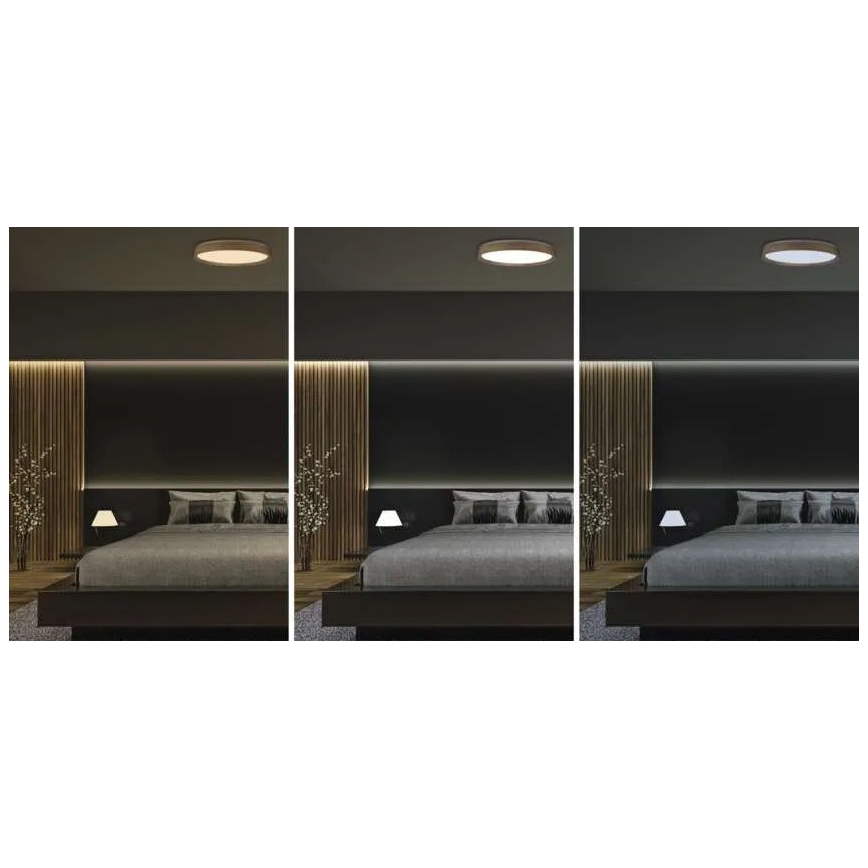 ILVI Dimmable LED Ceiling Light 45W/230V 2700-6500K Ø50 cm Beige + Remote Control