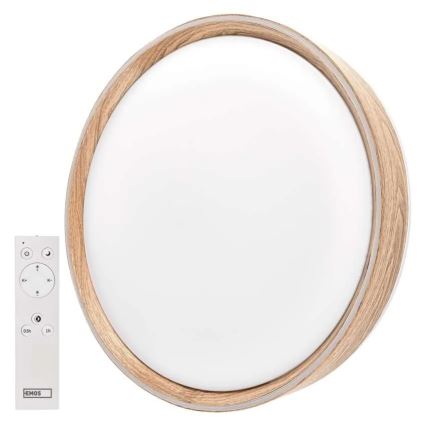 ILVI Dimmable LED Ceiling Light 45W/230V 2700-6500K Ø50 cm Beige + Remote Control