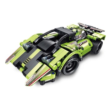 iM.Master - 2-in-1 Car Building Kit 3xAA + 3xAAA 335 pieces + Remote Control