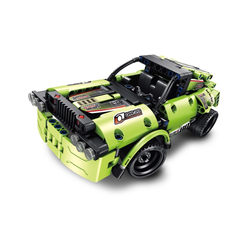 iM.Master - 2-in-1 Car Building Kit 3xAA + 3xAAA 335 pieces + Remote Control