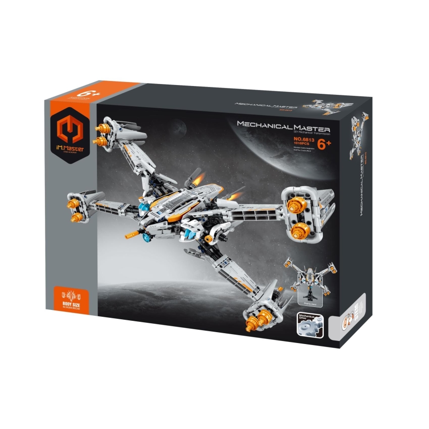 iM.Master - Mechanical-Drive Spaceship Building Set, 1,018 Pieces
