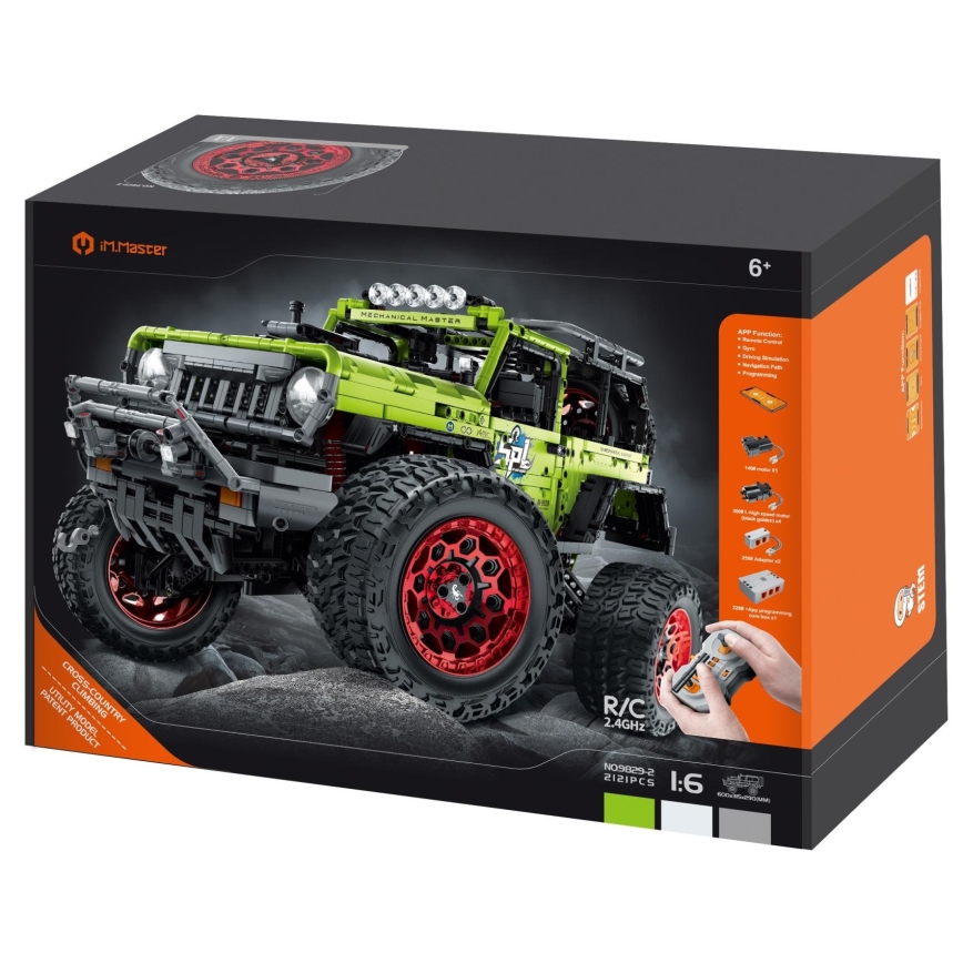 iM.Master - Off-Road Vehicle Building Set, 2×AA Batteries, 2,121 Pieces + Remote Control