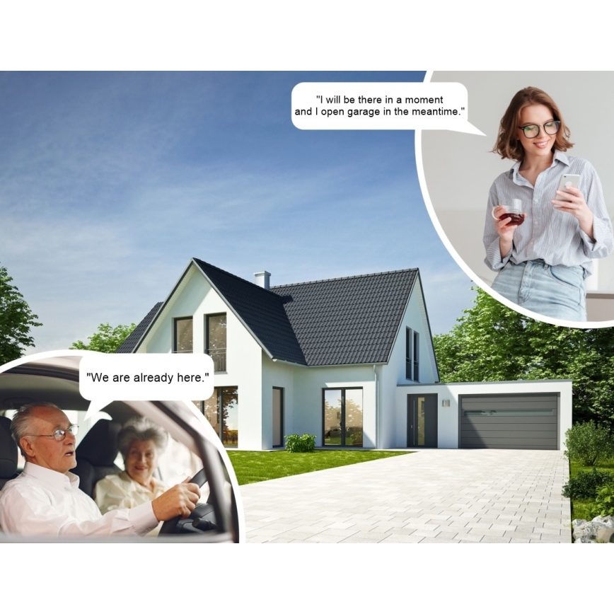 Immax 07706L - Control of garage door and automatic gates NEO LITE Smart DC5V Wi-Fi Tuya
