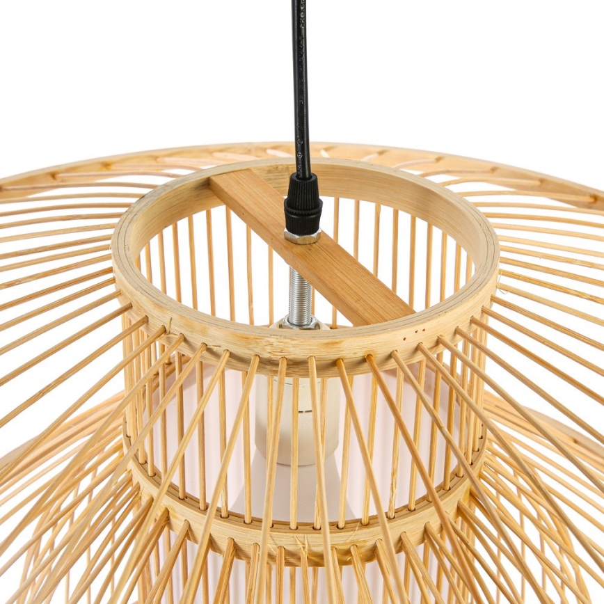 Chandelier on a string PINCHOS 1xE27/40W/230V d. 50 cm bamboo