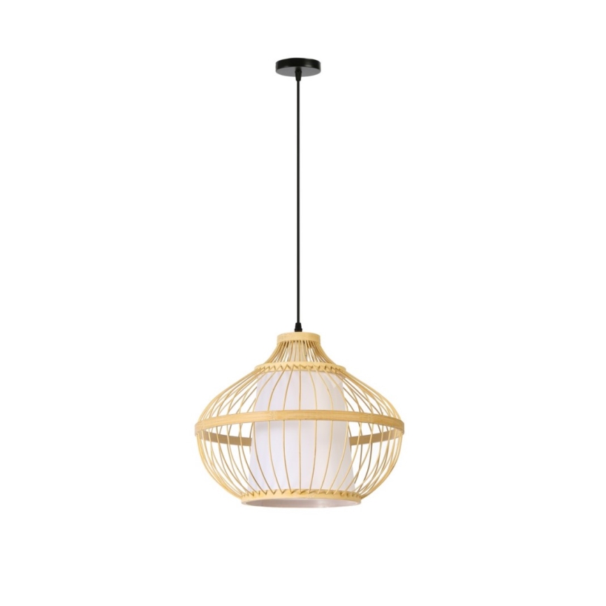 Chandelier on a string PINCHOS 1xE27/40W/230V d. 40 cm bamboo