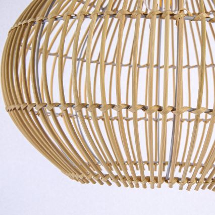 Chandelier on a string PELO 1xE27/40W/230V d. 40 cm rattan