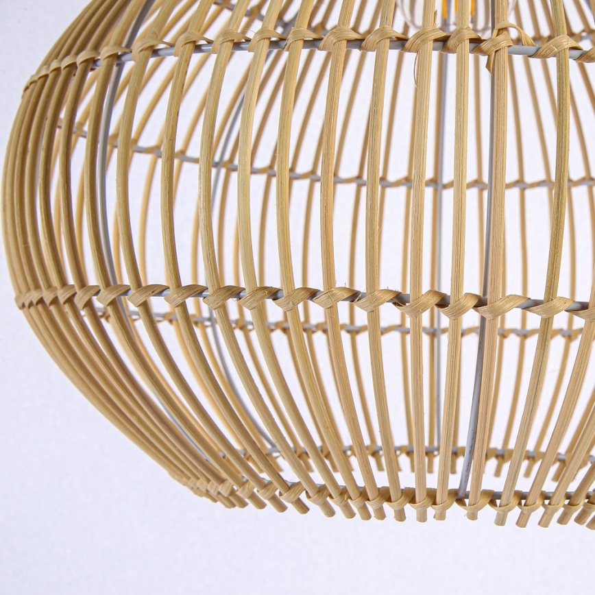 Chandelier on a string PELO 1xE27/40W/230V d. 40 cm rattan