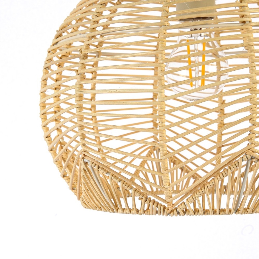 Chandelier on a string PELO 1xE27/40W/230V d. 30 cm rattan