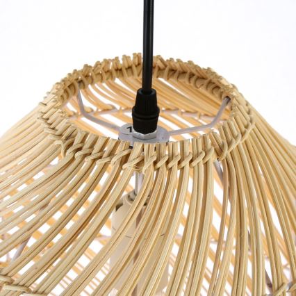 Chandelier on a string PELO 1xE27/40W/230V d. 35 cm rattan