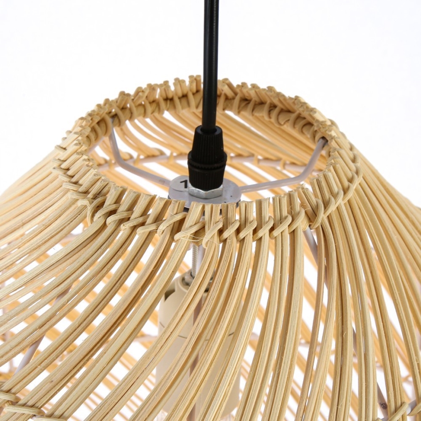 Chandelier on a string PELO 1xE27/40W/230V d. 35 cm rattan