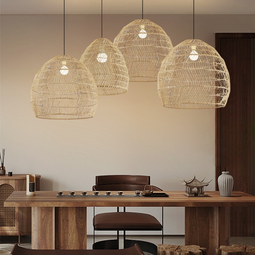 BOHO DELICADO Cable Pendant Light 1xE27/40W/230V Ø 60 cm