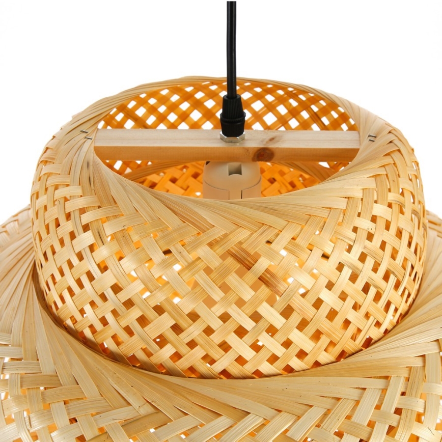Chandelier on a string HILO 1xE27/40W/230V d. 47 cm bamboo