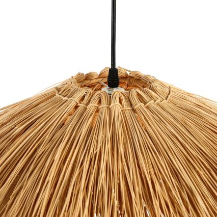 Chandelier on a string NATURALEZA 1xE27/40W/230V d. 55 cm rattan
