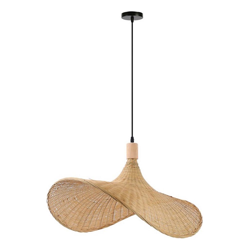 Immax 08289L - Chandelier on a string SOMBRERO 1xE27/40W/230V d. 70 cm rattan
