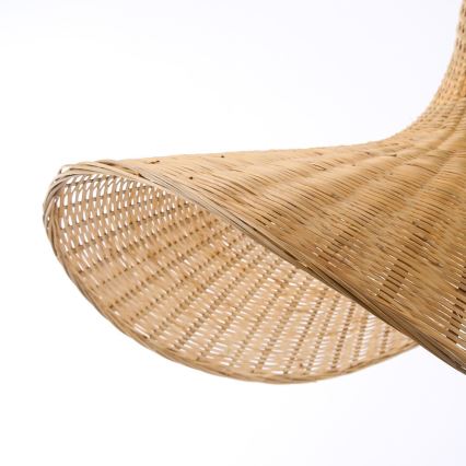 Immax 08290L - Chandelier on a string SOMBRERO 1xE27/40W/230V d. 80 cm rattan