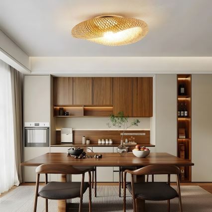 Ceiling light BOHO HILO 1xE27/40W/230V Ø 80 cm