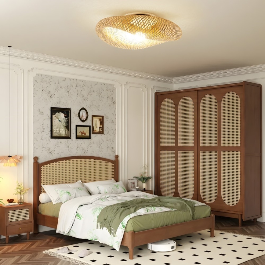 Ceiling light BOHO HILO 1xE27/40W/230V Ø 80 cm