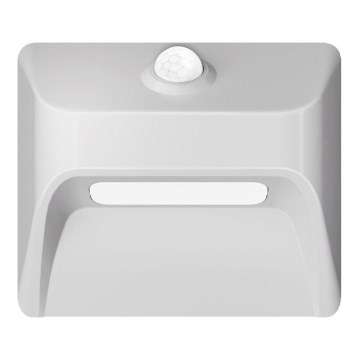 Immax 08308L - Rechargeable LED staircase light with sensor STEP LIGHT LED/0.3W/3.7V 2200 mAh IP53 White