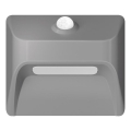 Immax 08309L - LED Rechargeable Step Light with Sensor STEP LIGHT LED/0.3W/3.7V 2200 mAh IP53 gray