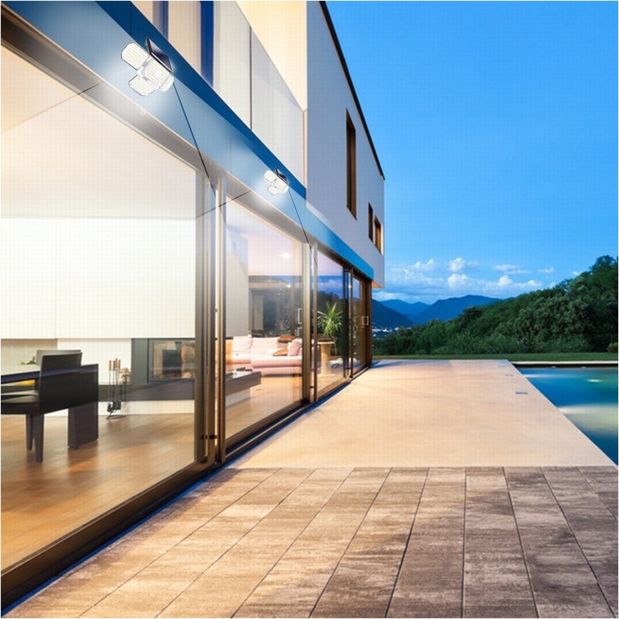 LED Solar wall light with a sensor LED/5W/5,5V IP65