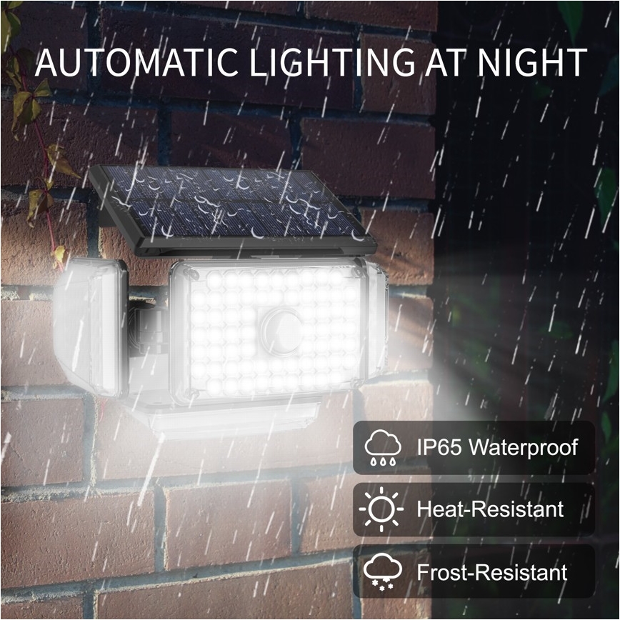 LED Solar wall light with a sensor LED/5W/5,5V IP65