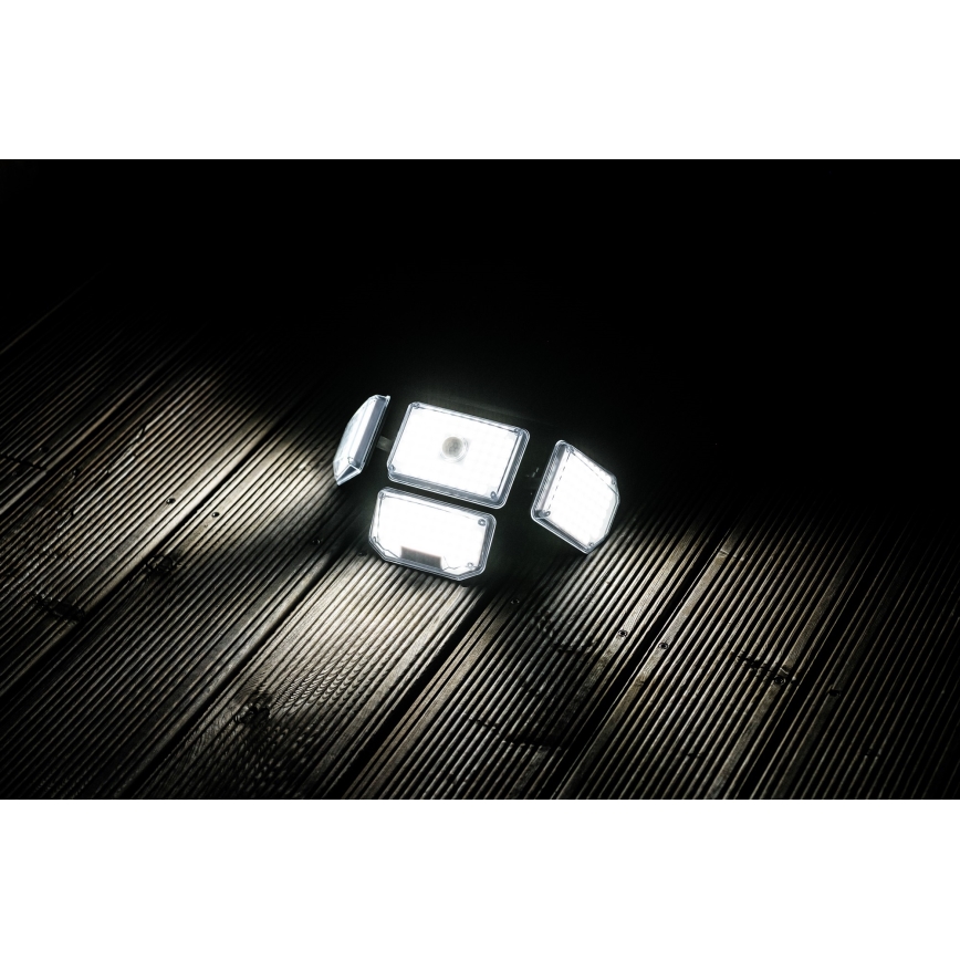 LED Solar wall light with a sensor LED/5W/5,5V IP65