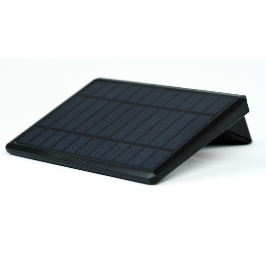 LED Solar wall light with sensor LED/2,6W/5,5V IP65 black