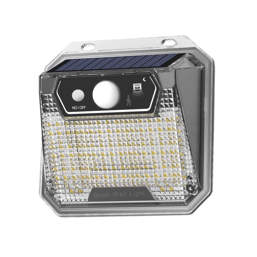 LED Solar wall light with a sensor LED/3W/5,5V IP65