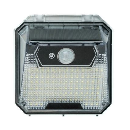 LED Solar wall light with a sensor LED/3W/5,5V IP65