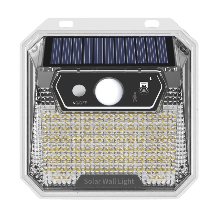 LED Solar wall light with sensor LED/3W/5,5V IP65 1200 mAh