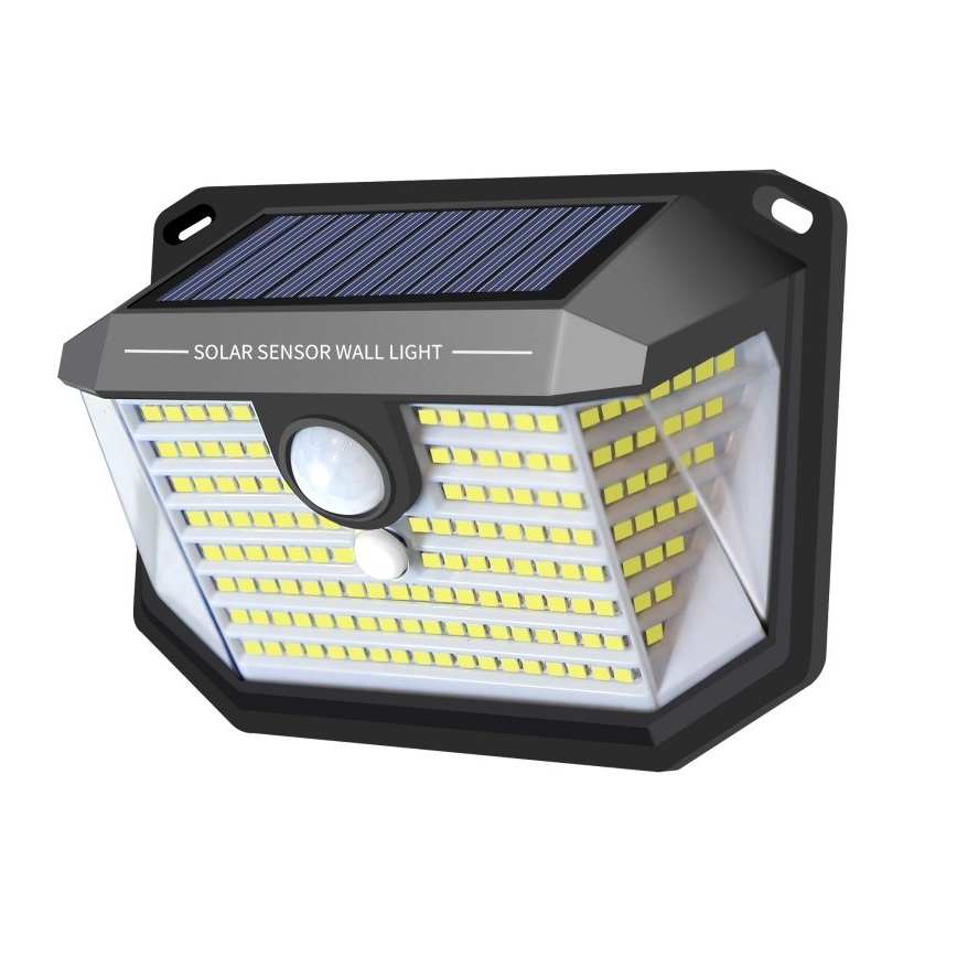 LED Solar wall light with a sensor LED/4W/5,5V IP65